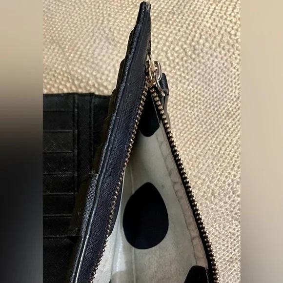 Kate Spade Black & Tan Color Block Wallet - Picture 7 of 8